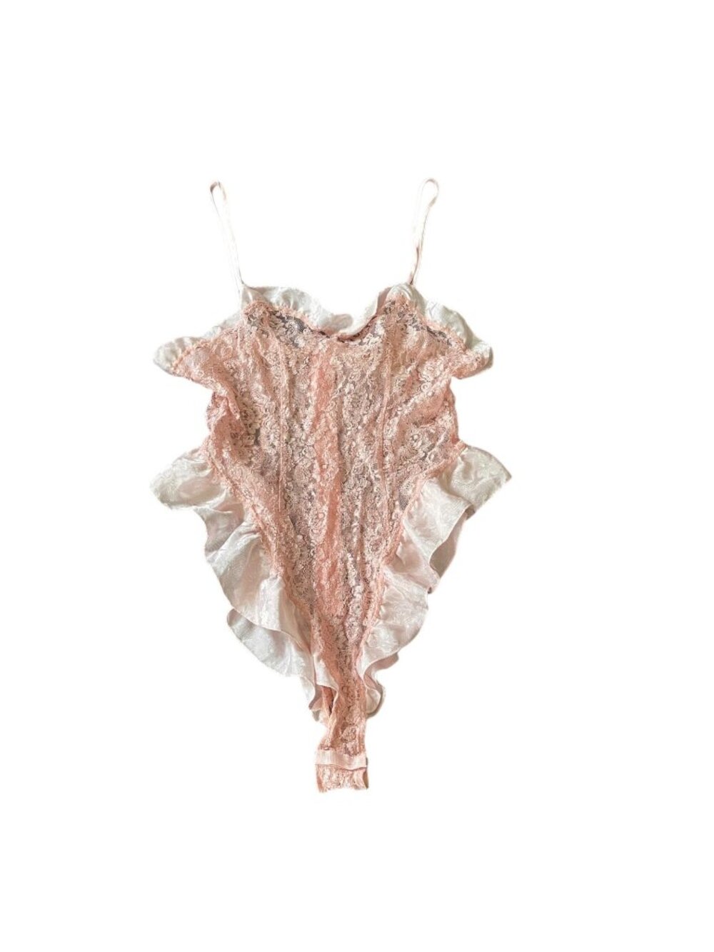 Victoria’s Secret Gold Label Teddy/Bodysuit Pink Size M Vintage 90’s Romantic